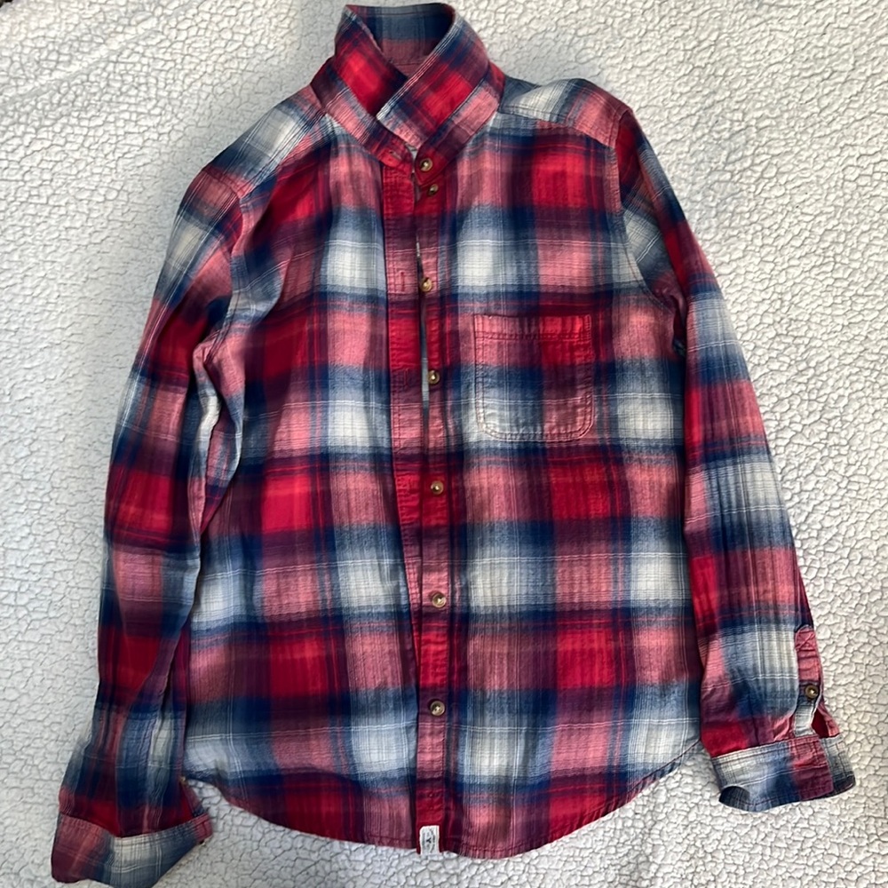 American Eagle Plaid Button Up